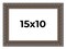 Photo Size Ornate Black Picture Frame - UV Acrylic, Foam Board Backing, Hanging Hardware